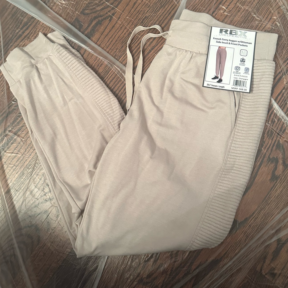 RBX Champagne Jogger Pants